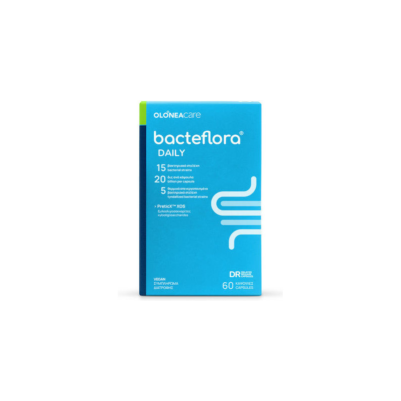 Olonea Bacteflora Daily 60 Καψουλες Olonea Bacteflora Daily 60 Καψουλες