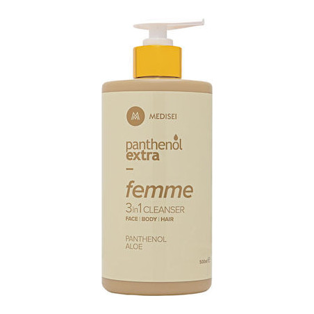 Panthenol extra Femme 3in1 Cleanser (για Πρόσωπο, Σώμα & Μαλλιά) 500ml