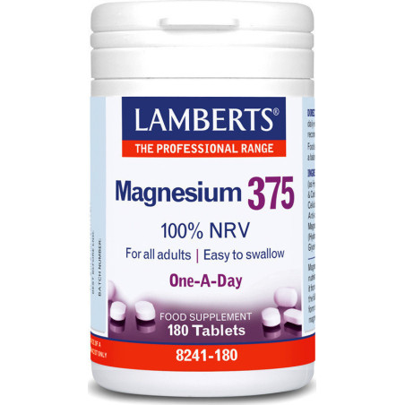 Lamberts Magnesium 375 100% NRV 180 ταμπλέτες