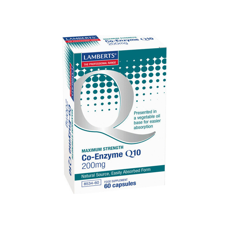 Lamberts Co-Enzyme Q10 200mg 60 κάψουλες Lamberts Co-Enzyme Q10 200mg 60 κάψουλες