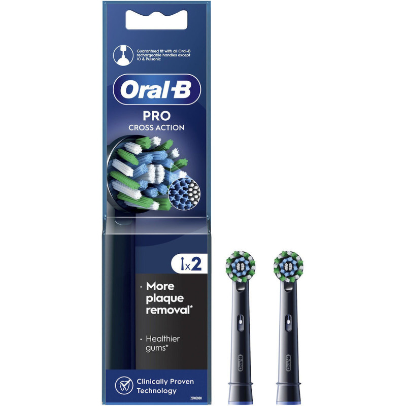 Oral-B Pro Cross Action Black edition 2τμχ Oral-B Pro Cross Action Black edition 2τμχ
