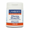Lamberts Vitamin D3 1000iu & K2 90µg 1000iu 60 κάψουλες