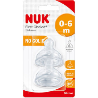 Nuk First Choice Θηλές από Σιλικόνη Μικρής Ροής 2τμχ