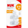 Nuk First Choice Θηλές από Σιλικόνη Μικρής Ροής 2τμχ