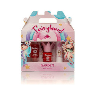 Garden Fairyland Box 2 with Nail Polish Rosy 3 7.5ml & Lip Oil Watermelon 13ml & Lip Balm Cherry 5.2g