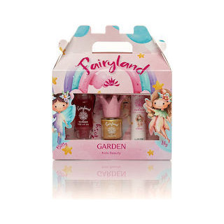 Garden Fairyland Box 4 Nail Polish Jiny 4, 7.5ml & Lip Oil Cherry 13ml & Lip Balm Cherry 5.2g