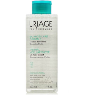 Uriage Thermal Micellar Water Apple 500ml - Νερό Ντεμακιγιάζ, Μεικτό / Λιπαρό Δέρμα