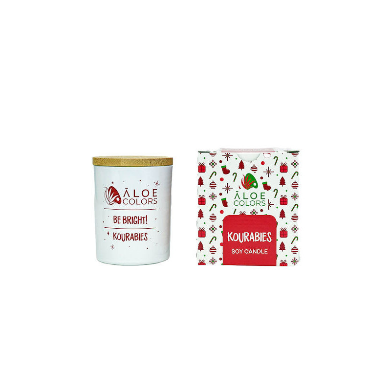 Aloe Colors Scented Soy Candle Kourabies Aloe Colors Scented Soy Candle Kourabies