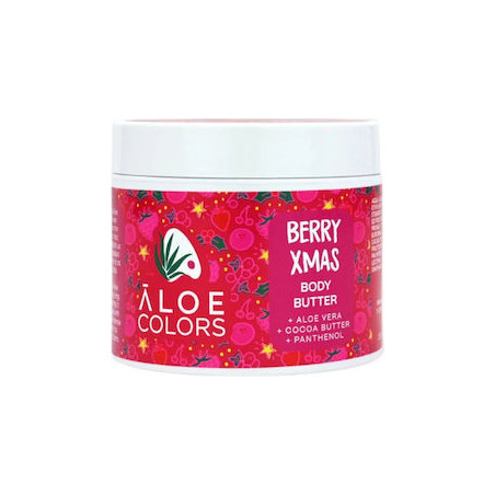Aloe Colors Berry Xmas Body Butter 200ml.