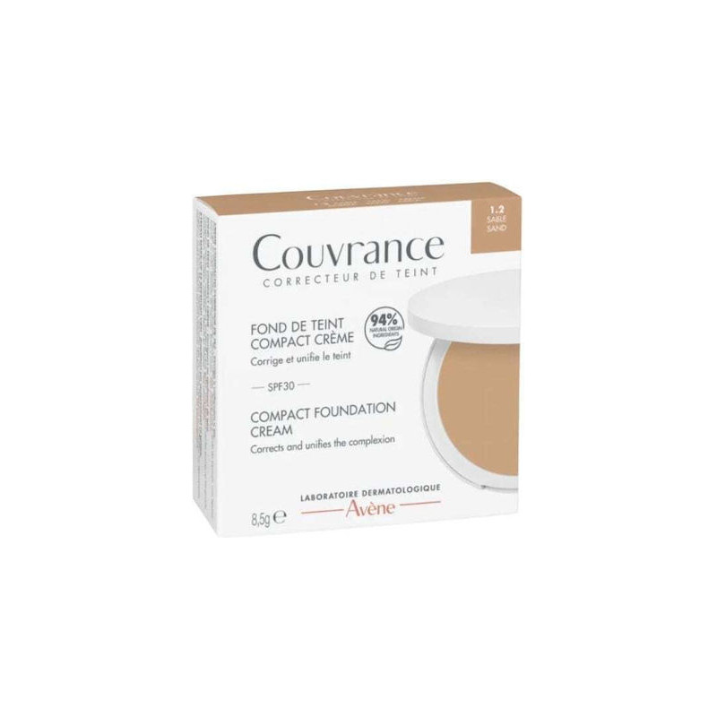 Avene Couvrance Compact Make Up SPF30 1.2 Sable 8.5gr Avene Couvrance Compact Make Up SPF30 1.2 Sable 8.5gr