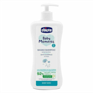 Chicco Baby Moments Bath Shampoo 500ml με Αντλία