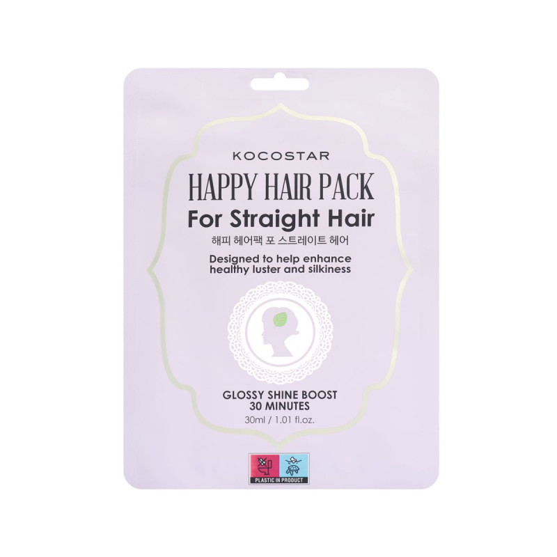 KOCOSTAR HAPPY HAIR PACK FOR STRAIGHT HAIR KOCOSTAR HAPPY HAIR PACK FOR STRAIGHT HAIR