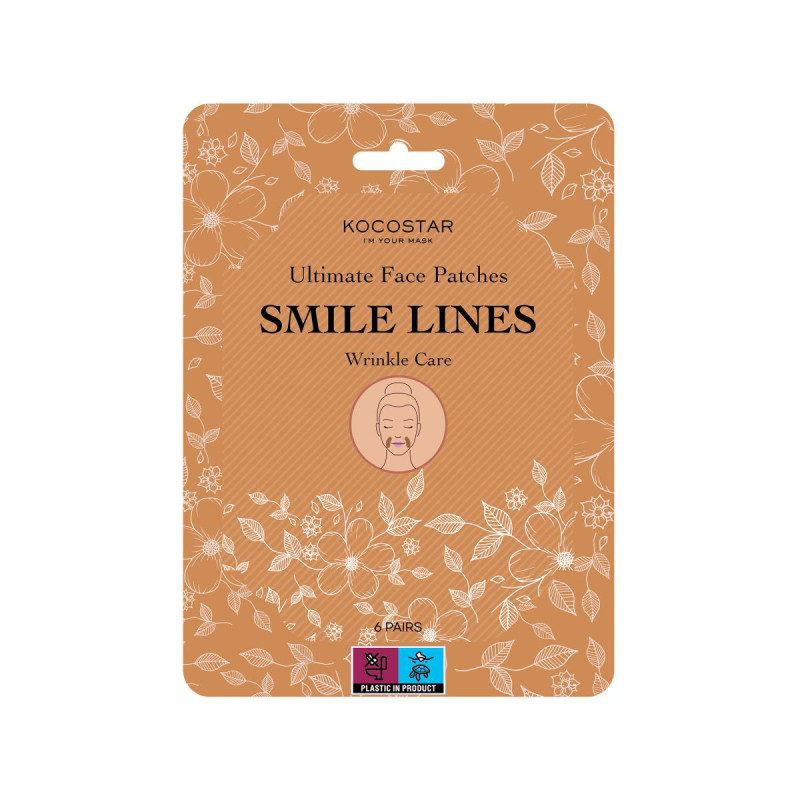KOCOSTAR Ultimate Face Patches SMILE LINES Wrinkle Care KOCOSTAR Ultimate Face Patches SMILE LINES Wrinkle Care