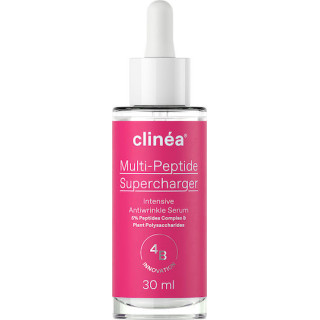 Clinea Multi-peptide Supercharger Ενυδατικό & Αντιγηραντικό Serum με Πεπτίδια & Υαλουρονικό Οξύ για Σύσφιξη & Αναζωογόνηση 30ml