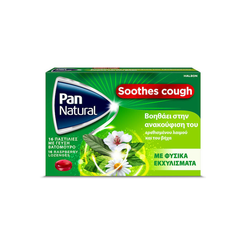 Haleon Pan Natural Παστίλιες με Φυσικά Εκχυλίσματα 16τμχ Βατόμουρο Haleon Pan Natural Παστίλιες με Φυσικά Εκχυλίσματα 16τμχ Βατόμουρο