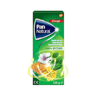 Haleon Pan Natural Σιρόπι για Παραγωγικό Βήχα χωρίς Γλουτένη 128gr