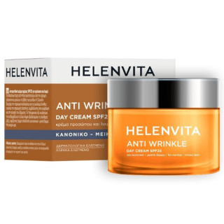 Helenvita Anti Wrinkle Αντιγηραντική & Συσφικτική Κρέμα Προσώπου Ημέρας με SPF25 με Υαλουρονικό Οξύ 50ml