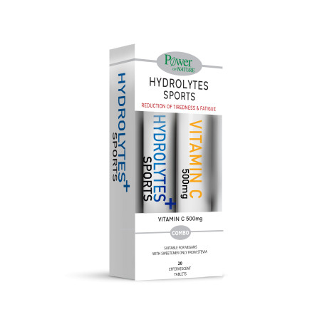 Power Of Nature Hydrolytes Sports with Stevia 20 αναβράζοντα δισκία...