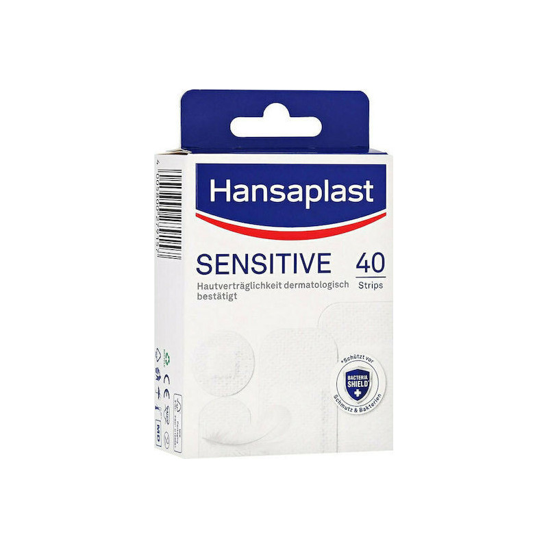 Hansaplast Αυτοκόλλητα Επιθέματα Sensitive 40τμχ Hansaplast Αυτοκόλλητα Επιθέματα Sensitive 40τμχ