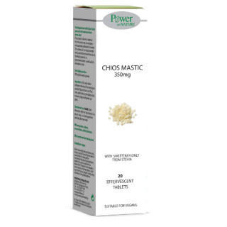 Power Health Μαστίχα Χίου με Stevia 20 αναβράζοντα δισκία Μαστίχα