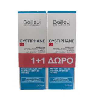 Bailleul Cystiphane Ds Intensive Anti-dandruff Shampoo 2x200ml