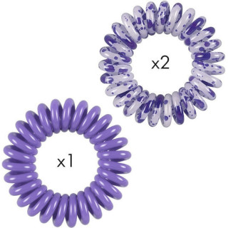 Invisibobble Original Alegria The Great Escape 3τμχ Σπιράλ Λαστιχάκια Μωβ