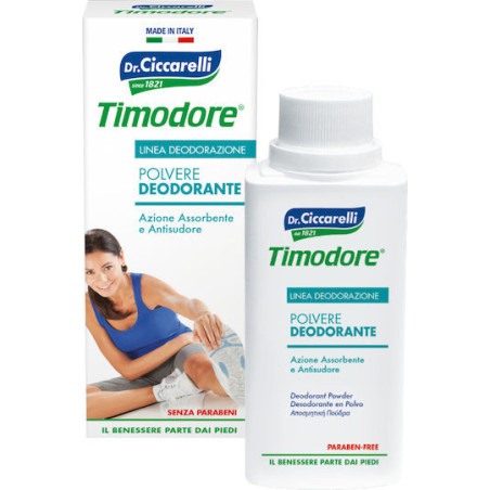 L'Officinale del Dottor Ciccarelli Timodore Αποσμητικό σε Πούδρα για Μύκητες Ποδιών 75gr