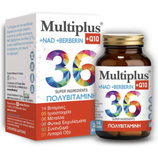 Health Plus Multiplus Πολυβιταμίνη για Ενέργεια 30 κάψουλες