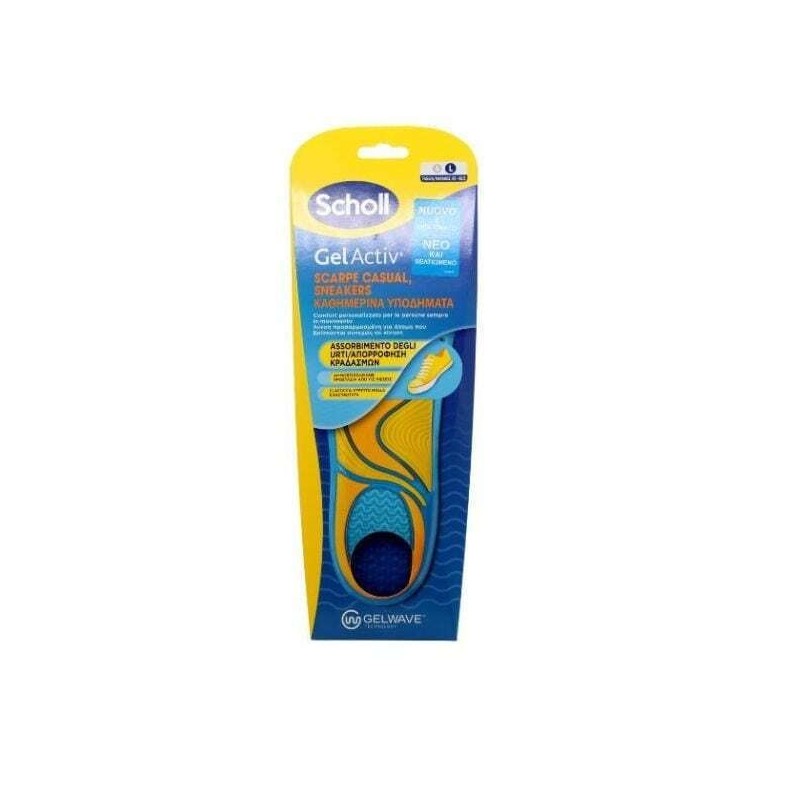 SCHOLL Gel Activ Πάτοι για Καθημερινά Υποδήματα & Απορρόφηση Κραδασμων SCHOLL Gel Activ Πάτοι για Καθημερινά Υποδήματα & Απορρόφηση Κραδασμων