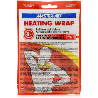 MASTER AID Heating Wrap Θερμαντικό Έμπλαστρο Αυχένα 30x9.5cm 1τμχ