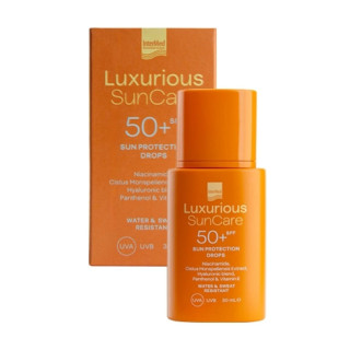 Intermed Luxurious SunCare Sun Protection Drops SPF50+ - Αντηλιακό Γαλάκτωμα Προσώπου, 30ml