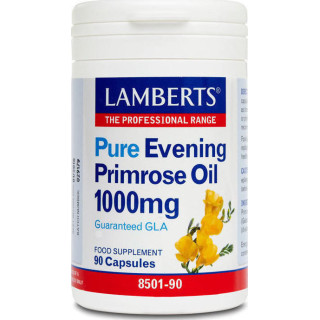 Lamberts Pure Evening Primrose Oil 1000mg Συμπλήρωμα για την Εμμηνόπαυση 90 κάψουλες