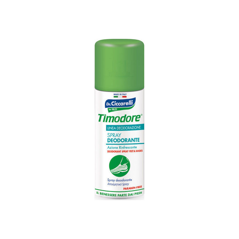 L'Officinale del Dottor Ciccarelli Timodore Αποσμητικό σε Spray για Μύκητες Ποδιών 150ml L'Officinale del Dottor Ciccarelli Timodore Αποσμητικό σε Spray για Μύκητες Ποδιών 150ml