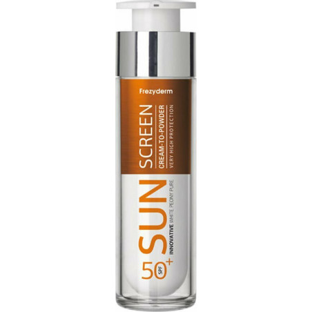 Frezyderm Sun Screen Cream-to-Powder Αντηλιακό Προσώπου SPF50+ 50ml
