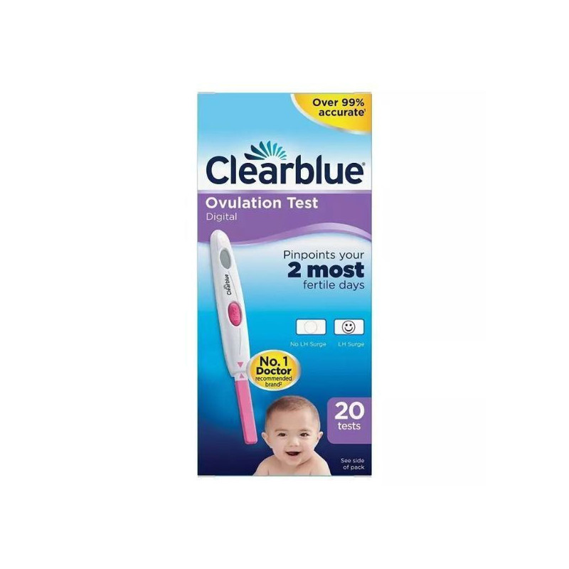 Clearblue 20τμχ Ψηφιακό Τεστ Ωορρηξίας Clearblue 20τμχ Ψηφιακό Τεστ Ωορρηξίας