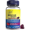 Bach Rescue Night Συμπλήρωμα για τον Ύπνο 60 ζελεδάκια Raspberry