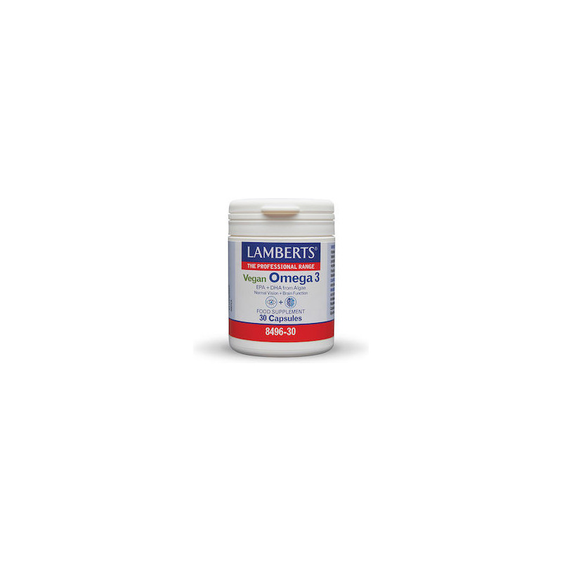 Lamberts Vegan Omega 3 750mg 30 κάψουλες Lamberts Vegan Omega 3 750mg 30 κάψουλες
