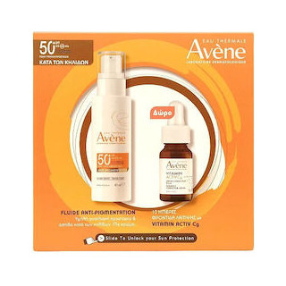 Avene Eau Thermale Promo Set Anti-Pigmentation SPF50+ Fluide 40ml & Avene Vitamin Activ C Serum
