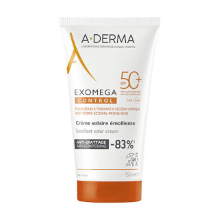 A-Derma Exomega Control Cream Αντηλιακή Κρέμα για το Σώμα SPF50 150ml