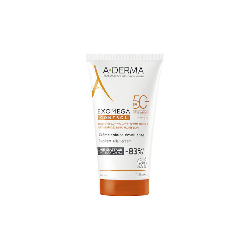 A-Derma Exomega Control Cream Αντηλιακή Κρέμα για το Σώμα SPF50 150ml A-Derma Exomega Control Cream Αντηλιακή Κρέμα για το Σώμα SPF50 150ml