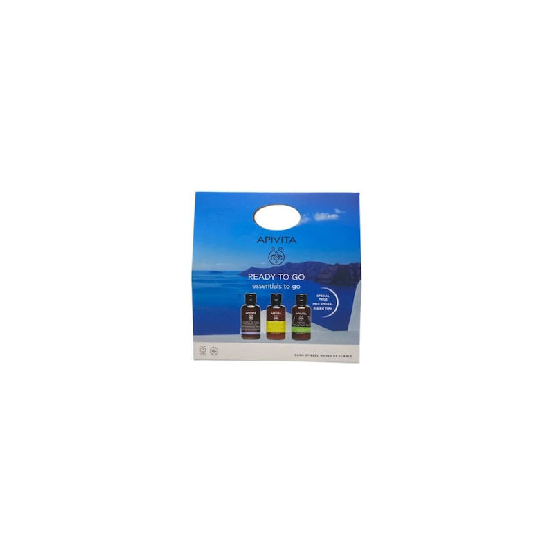 Apivita Promo Ready To Go Essentials (3τμχ) - Σετ Περιποίησης Μαλλιών, Σώματος και Προσώπου Apivita Promo Ready To Go Essentials (3τμχ) - Σετ Περιποίησης Μαλλιών, Σώματος και Προσώπου