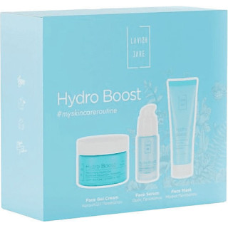 Lavish Care Hydro Boost Triplet Κουτί Ενυδάτωσης με Μάσκα 75ml, Κρεμοτζέλ Ημέρας 50ml & Ορό 30ml