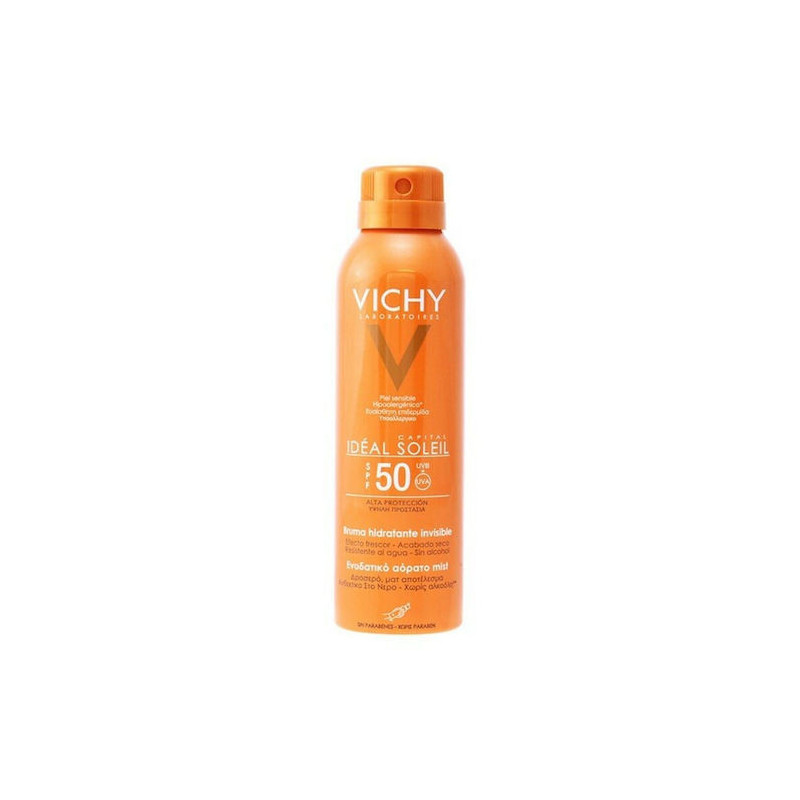 Vichy Ideal Soleil Invisible Hydrating Αδιάβροχο Αντηλιακό Mist για το Σώμα SPF50 200ml Vichy Ideal Soleil Invisible Hydrating Αδιάβροχο Αντηλιακό Mist για το Σώμα SPF50 200ml