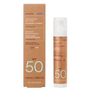 Κόκκινο Σταφύλι Αντηλιακή Κρέμα Προσώπου SPF 50