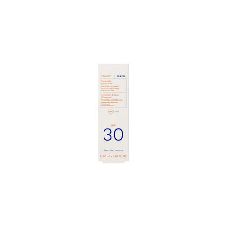 Korres Yoghurt Sunscreen Face Cram Protect & Hydrate Αντηλιακή Κρέμα Προσώπου Spf30 50ml