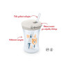 Nuk Παιδικό Ποτηράκι "Action Cup" από Πλαστικό Ροζ 230ml για 12m+