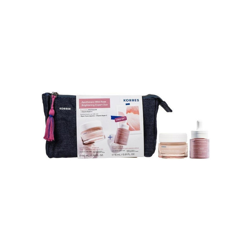 Korres Apothecary Wild Rose Σετ Περιποίησης για Αντιγήρανση & Λάμψη 2τμχ Korres Apothecary Wild Rose Σετ Περιποίησης για Αντιγήρανση & Λάμψη 2τμχ