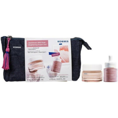 Korres Apothecary Wild Rose Σετ Περιποίησης για Αντιγήρανση & Λάμψη 2τμχ