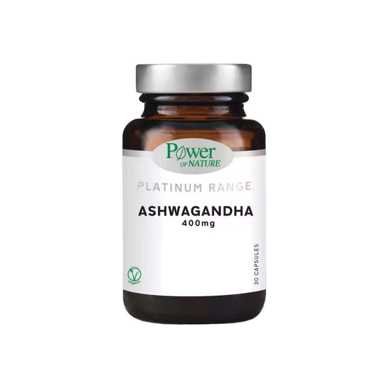 Power of Nature Platinum Range Ashwagandha 400mg 30caps Power of Nature Platinum Range Ashwagandha 400mg 30caps