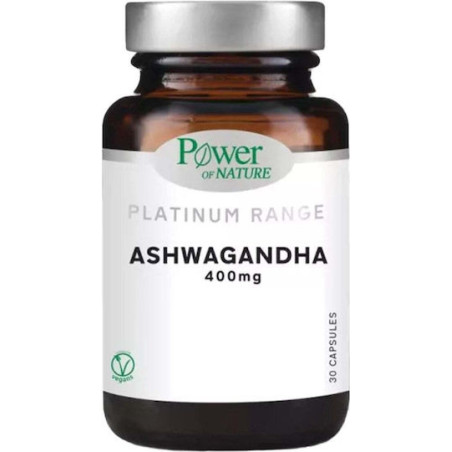 Power of Nature Platinum Range Ashwagandha 400mg 30caps